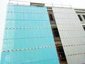 瓦楞建筑爬架网片 河南超安厂家直销 轧瓦型钢制外墙安全防护网